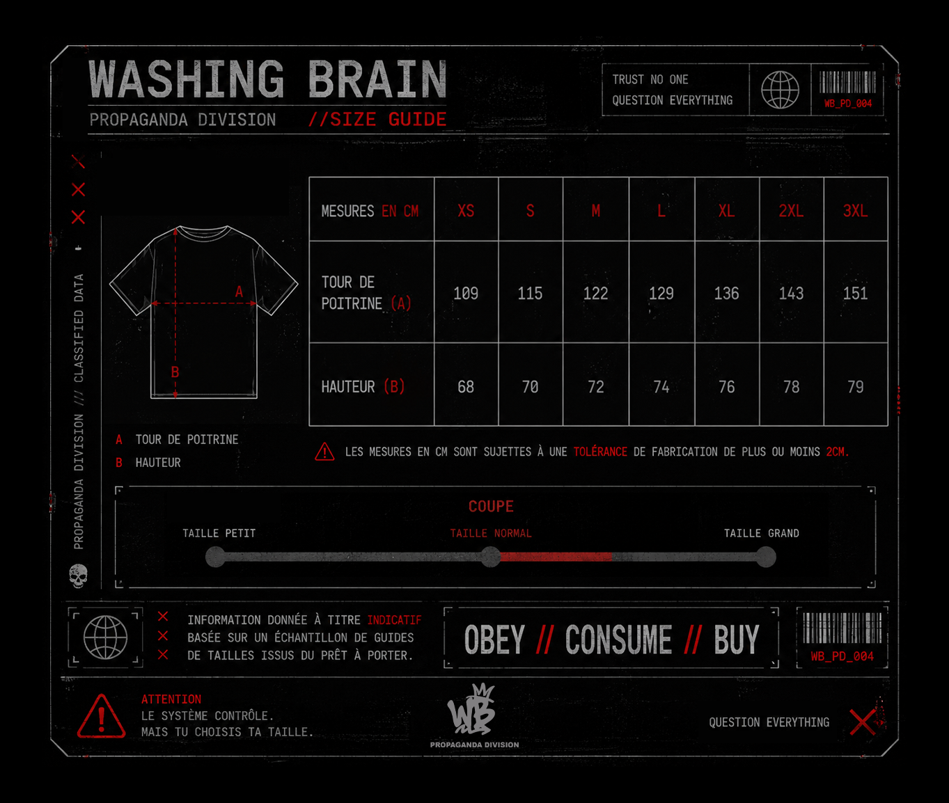 HUMAN PRODUCT T-shirt Oversize épais