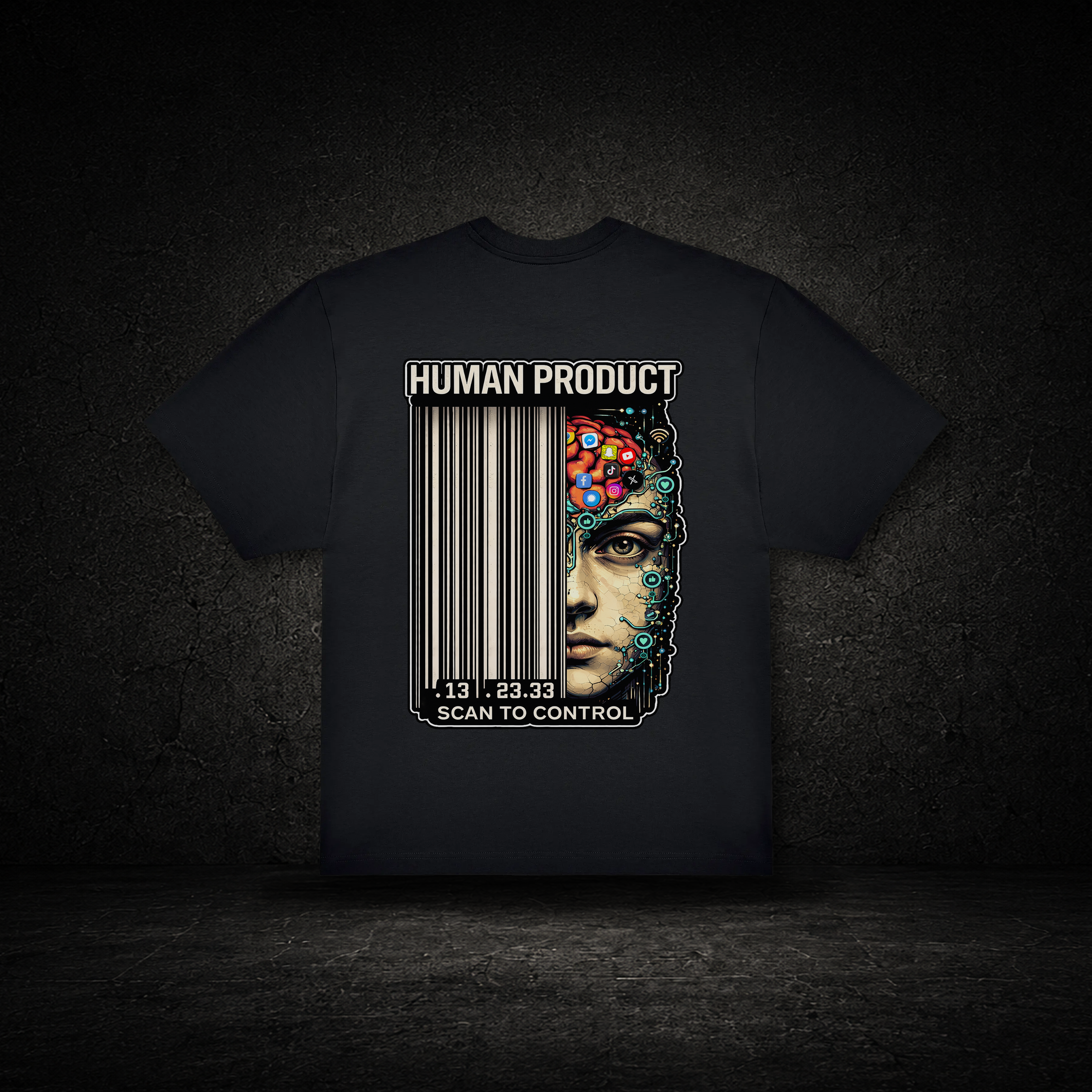 HUMAN PRODUCT T-shirt Oversize épais